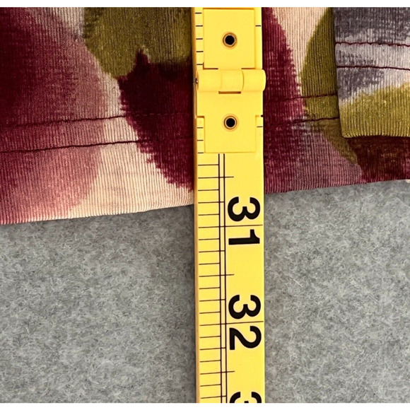 Softwear Mark Singer 2 Piece Cardigan Set Sz XL Multi Color Floral Slinky Work - Picture 11 of 15